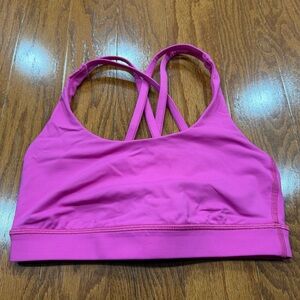 lululemon Energy Bra Medium Support, B–D Cups Sonic Pink